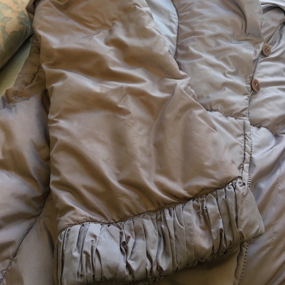 Sale! ARMANI COLLEZIONI Lavender Puffer Jacket M-L - Picture 6 of 8